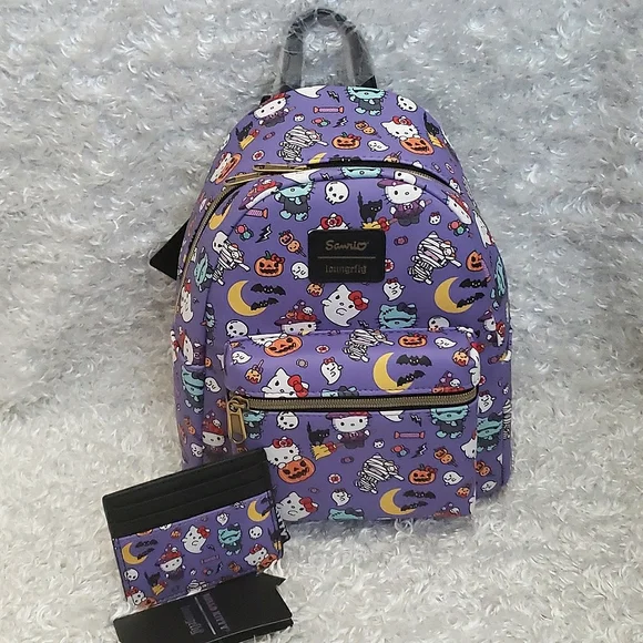 NWT Loungefly 2022 Halloween Character Backpack Loungefly Disney Halloween Costumes Mini Backpack | Hot Topic main image 4